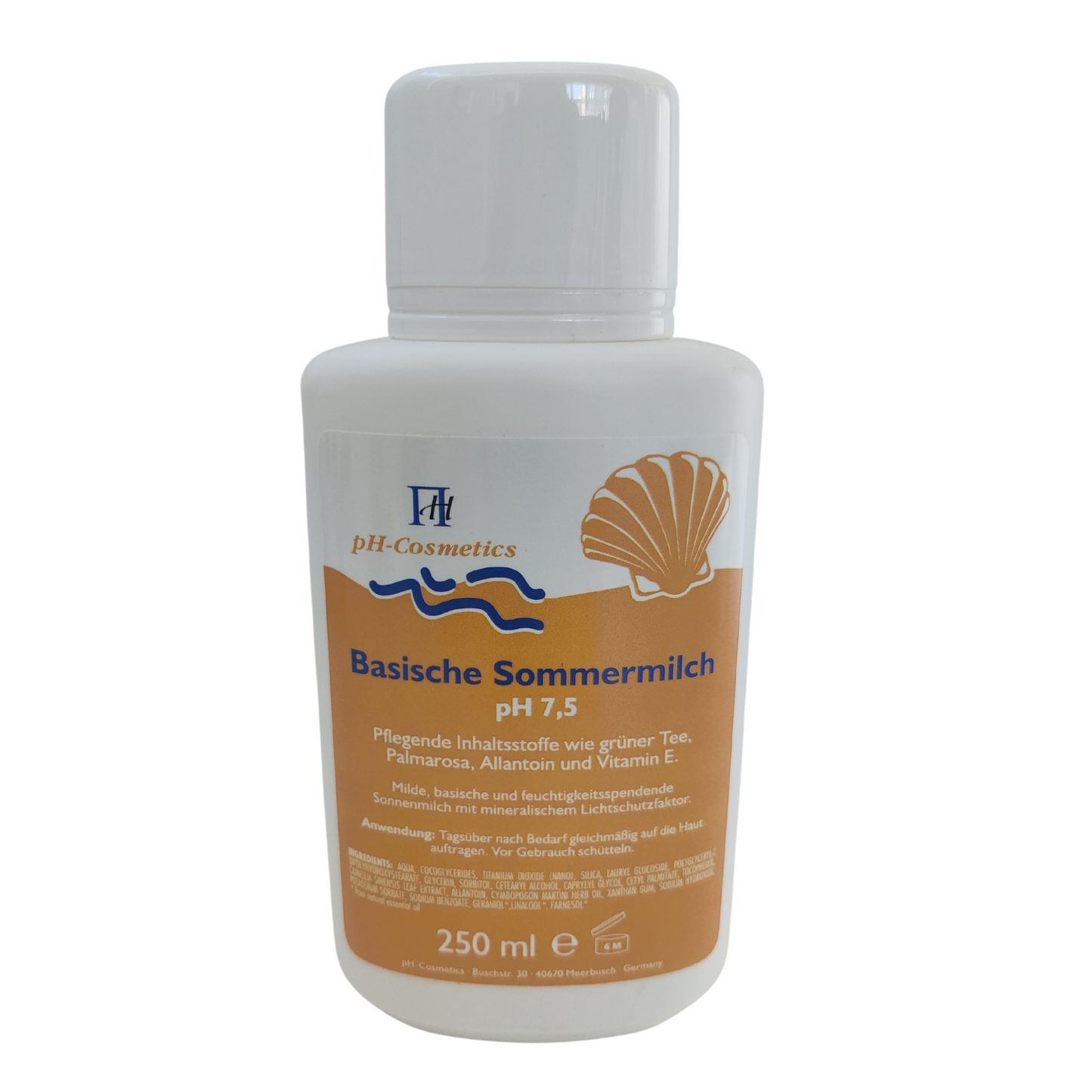 pH-Cosmetics Basische Sommermilch PH 7,5