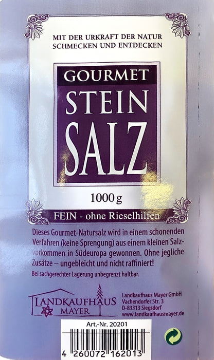 Steinsalz verschiedene Varianten