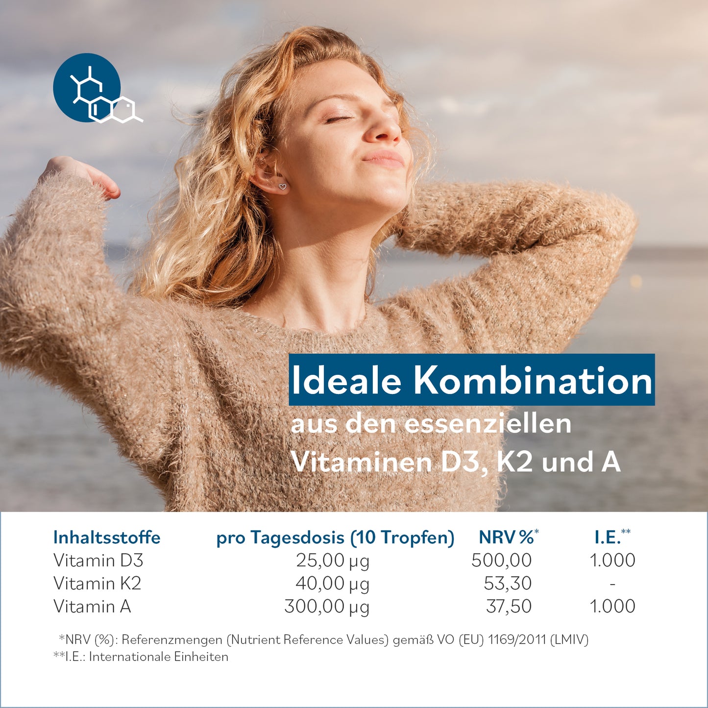 JAB Complete D3+K2+A Nahrungsergänzungsmittel