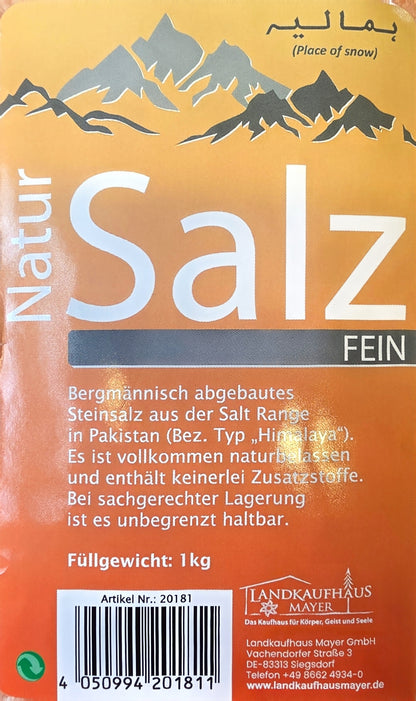 Steinsalz verschiedene Varianten