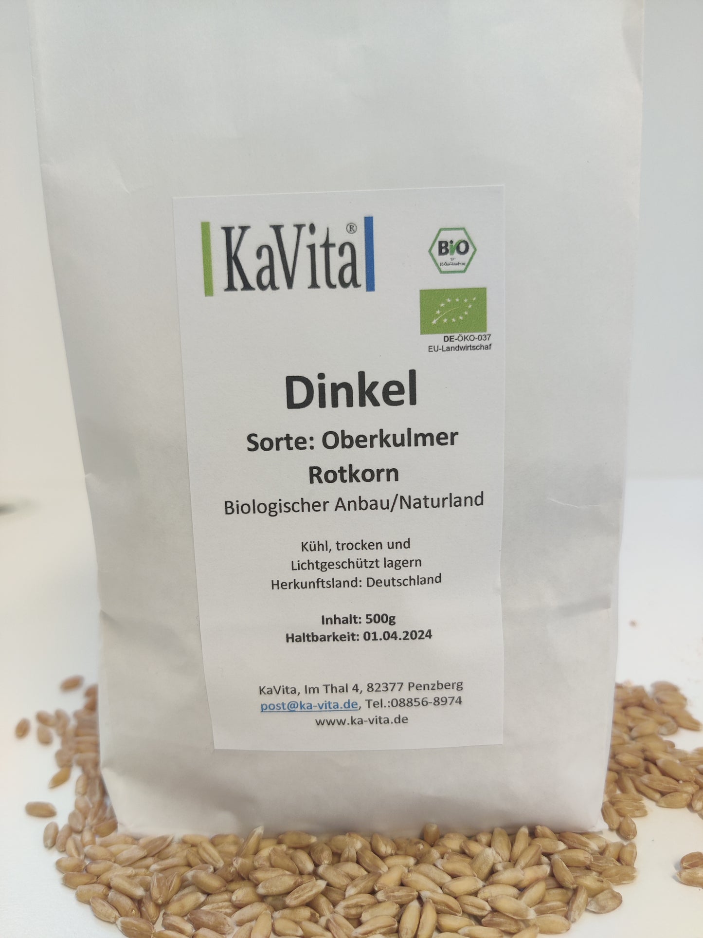 Bio Dinkel ganz