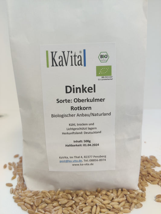 Bio Dinkel ganz