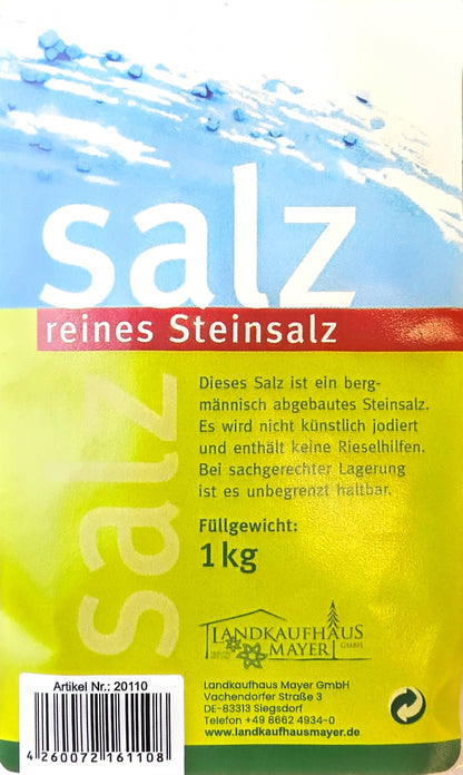 Steinsalz verschiedene Varianten